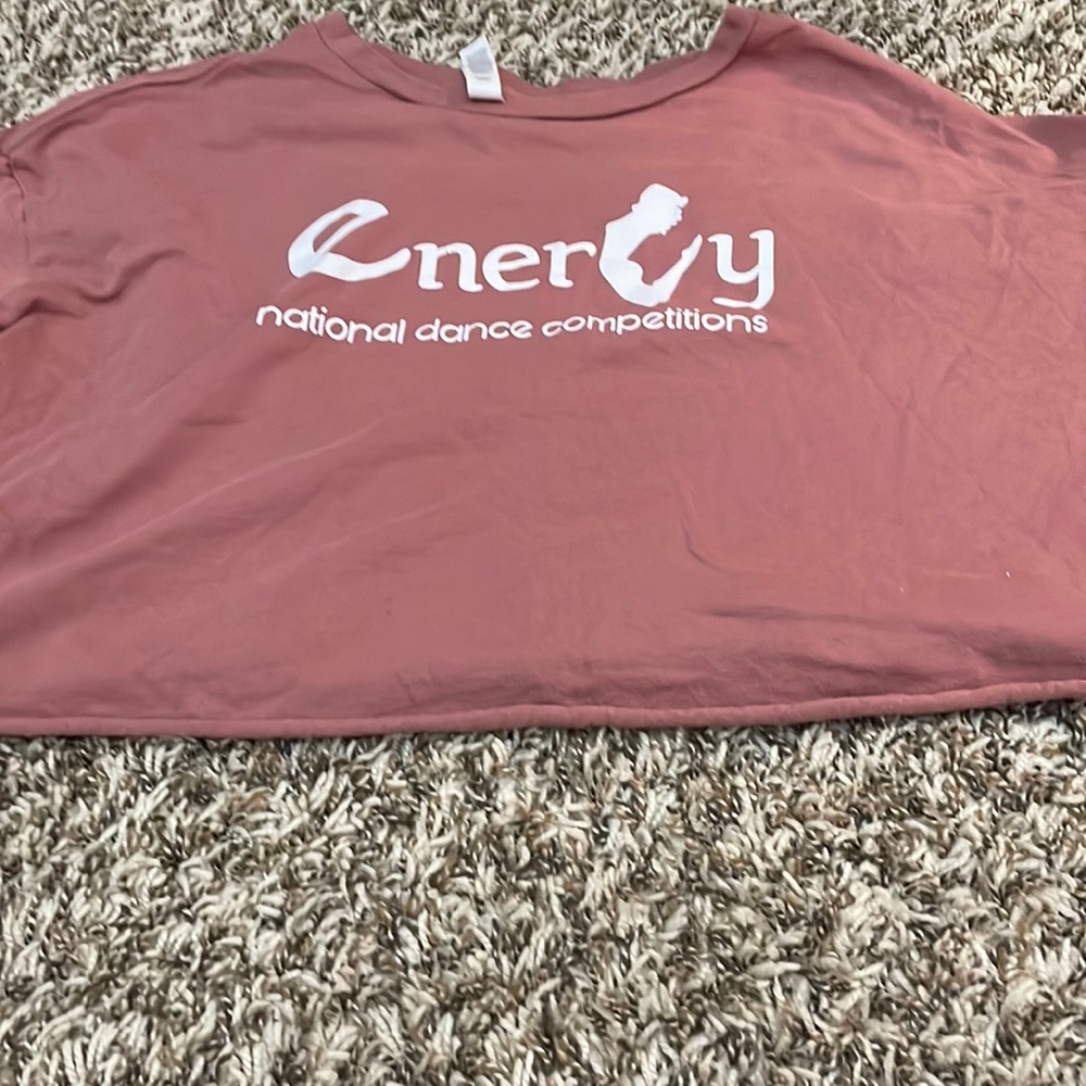 Energy national dance competition cropped long sleeve